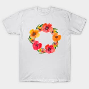 flower wreath T-Shirt